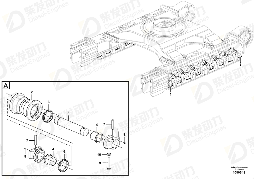 VOLVO Bushing 14674551 Drawing