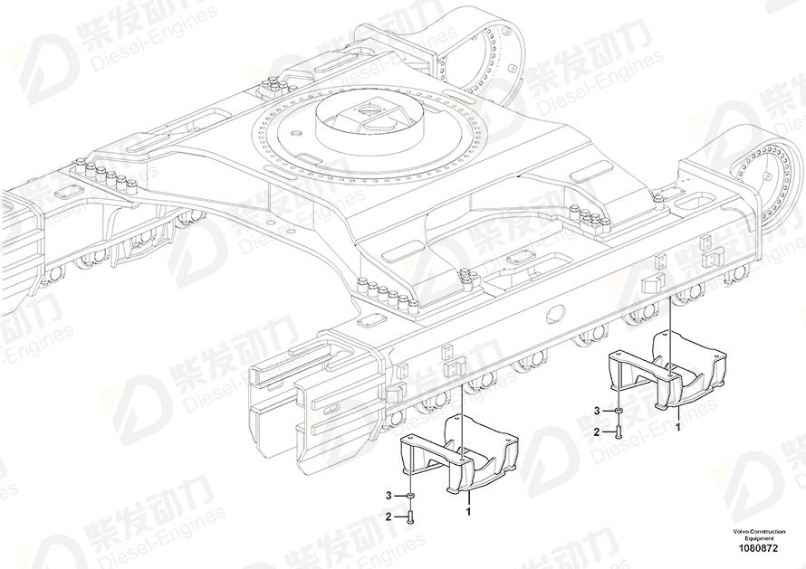 VOLVO Track guard 14674470 Drawing VOLVO Track guard 14674470 Drawing