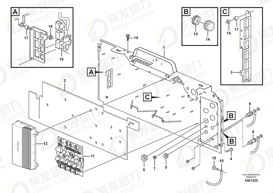 VOLVO By-pass unit 15411524 Drawing