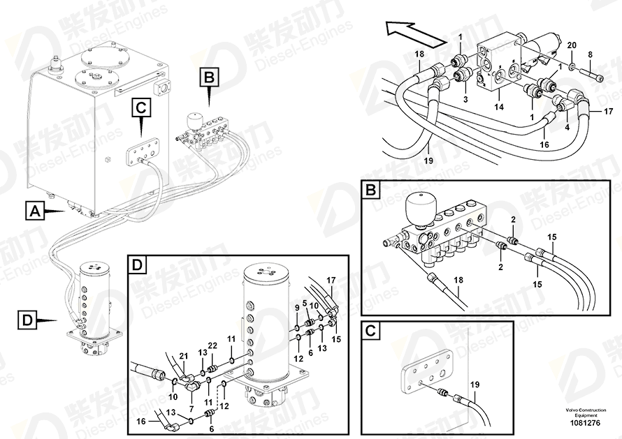 VOLVO Nipple 935031 Drawing