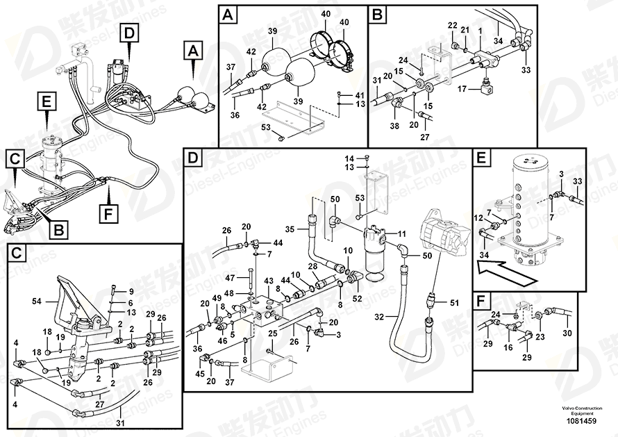 VOLVO Hexagon screw 20791492 Drawing