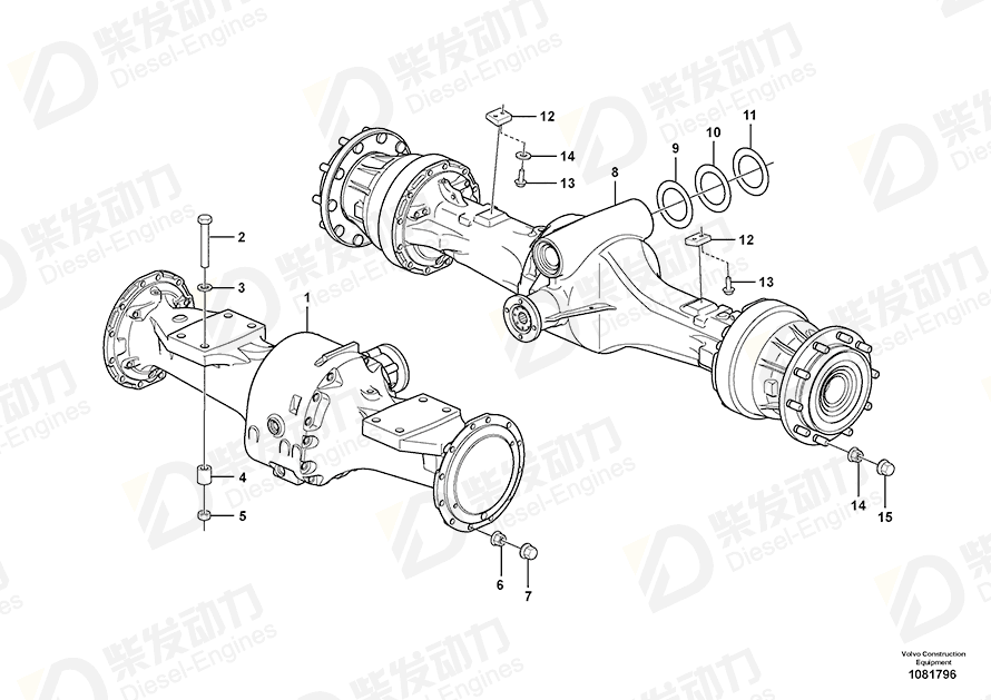 VOLVO Hexagon nut 949732 Drawing