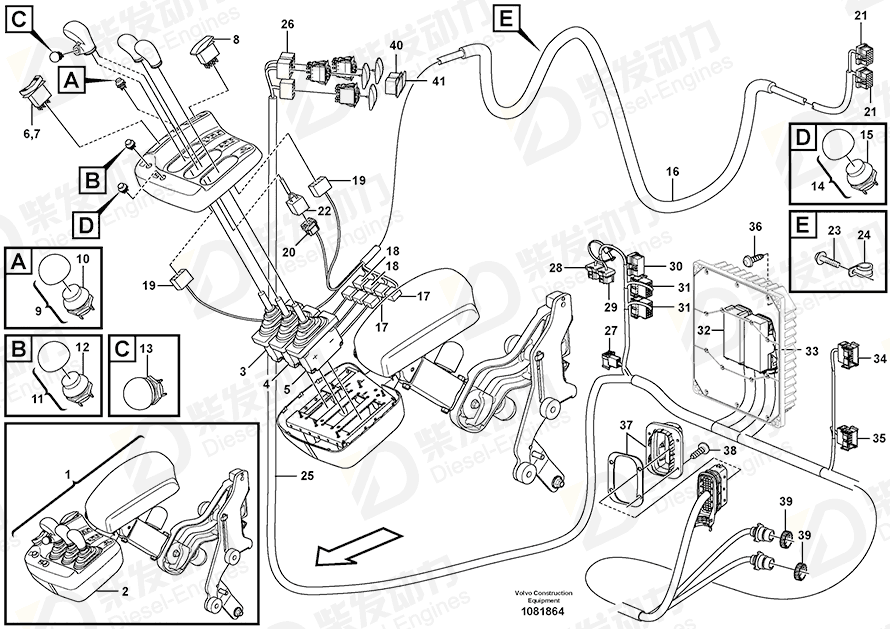 VOLVO Screw 17232719 Drawing