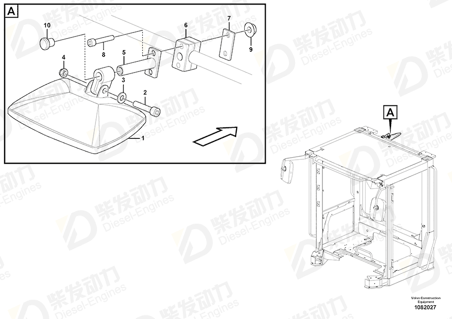 VOLVO Hexagon screw 955276 Drawing