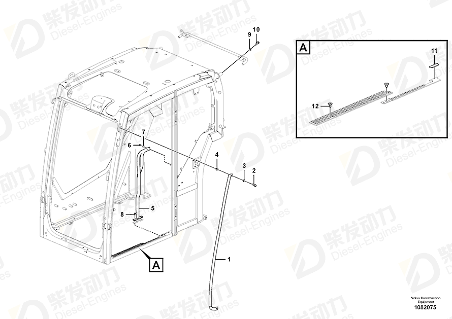 VOLVO Six point socket screw 969841 Drawing