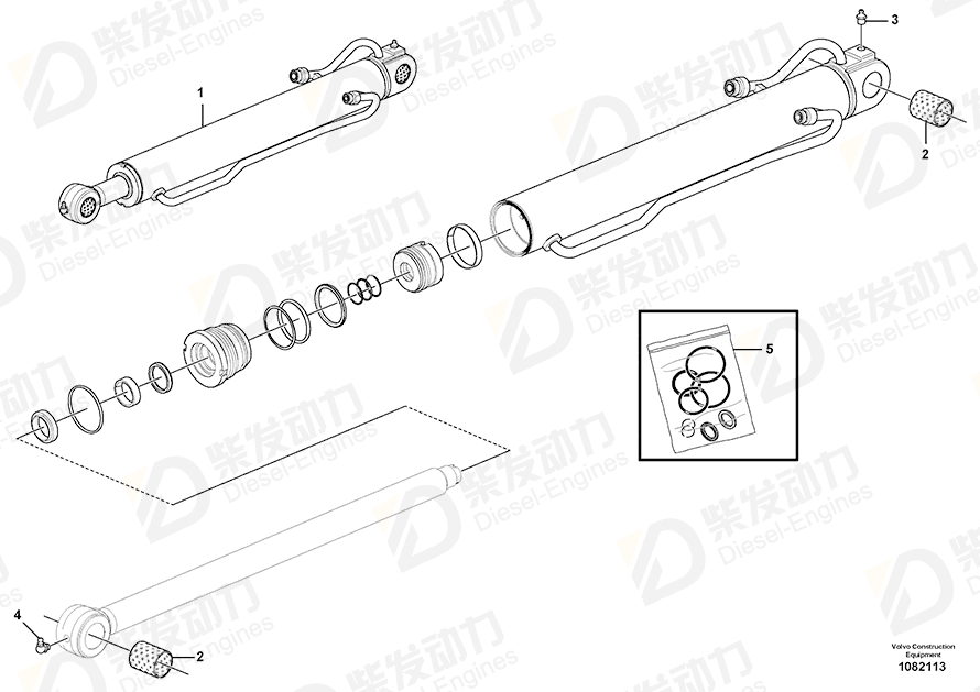 VOLVO Lubricating nipple 11988862 Drawing