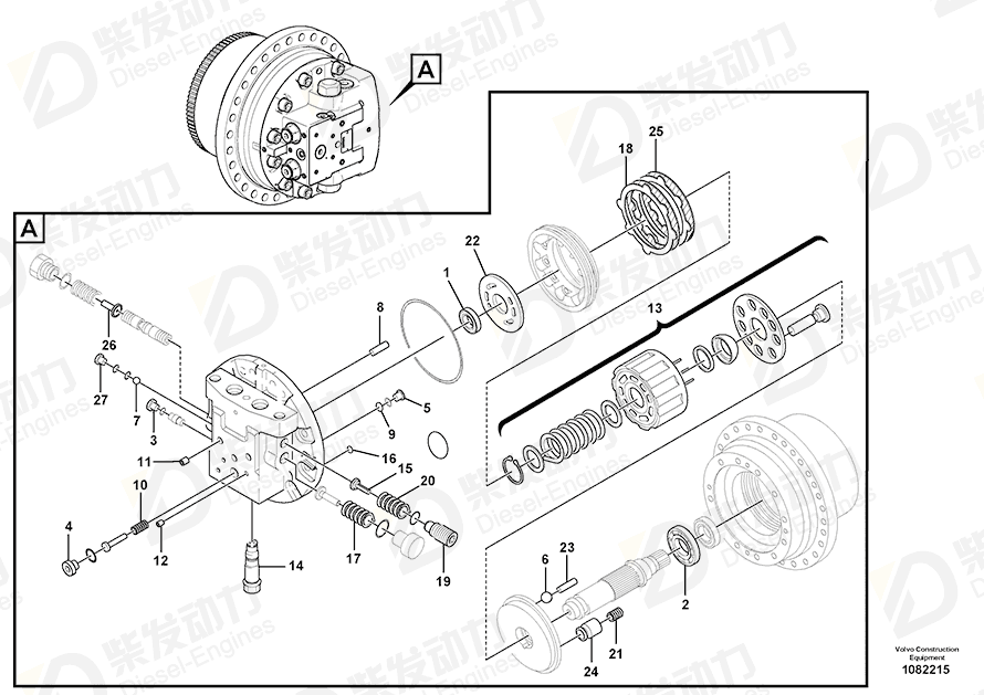 VOLVO Plug 14622060 Drawing