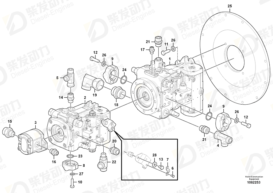 VOLVO Plain washer 120001 Drawing