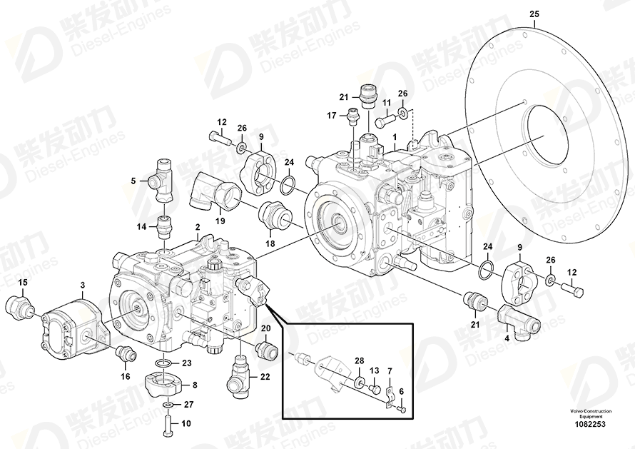 VOLVO Plain washer 120001 Drawing VOLVO Plain washer 120001 Drawing