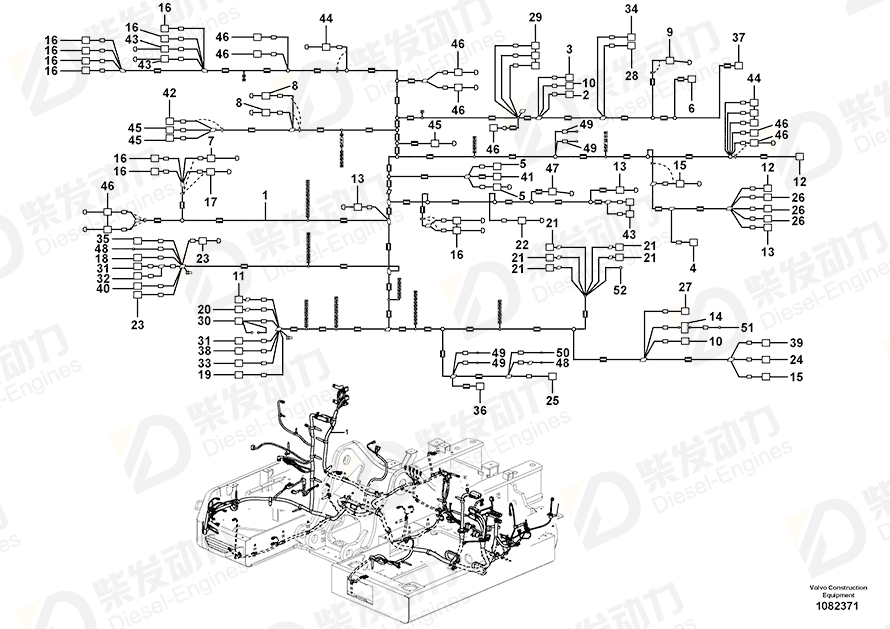 VOLVO Housing 993454 Drawing