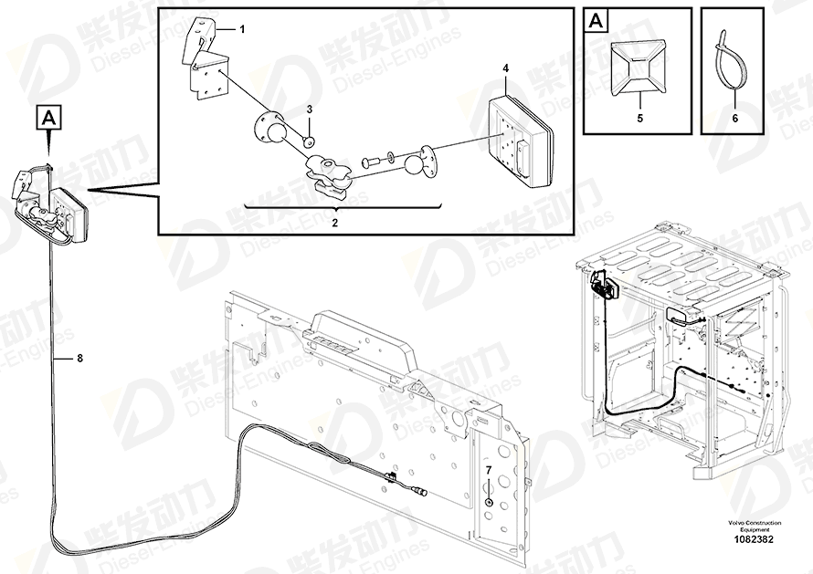 VOLVO Grommet 941264 Drawing