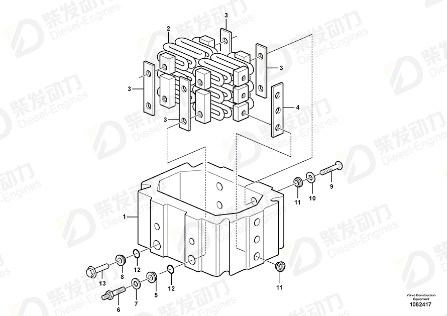 VOLVO Sleeve 20942283 Drawing