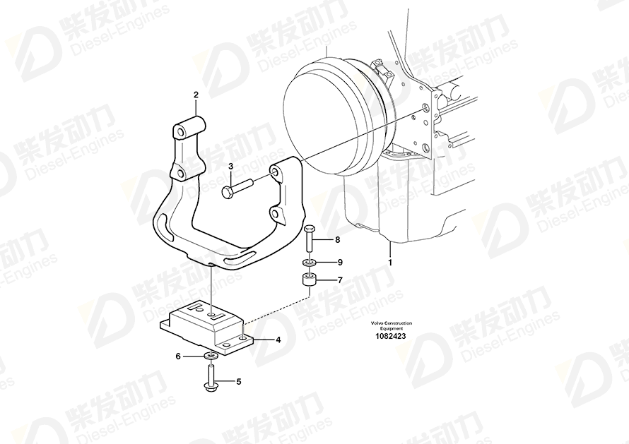 VOLVO Flange screw 966362 Drawing VOLVO Flange screw 966362 Drawing