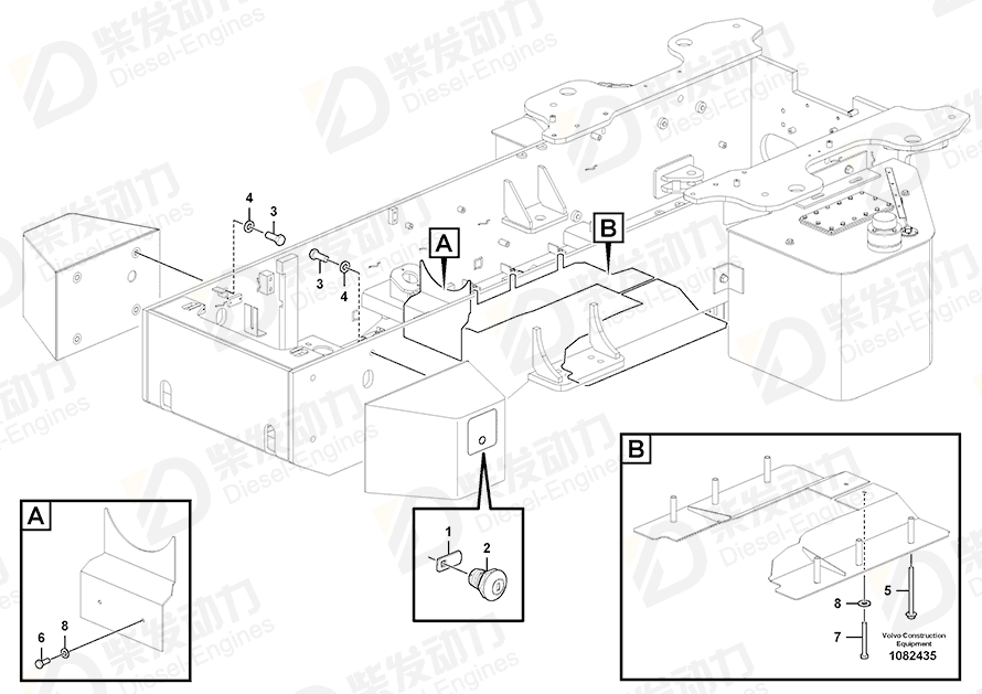 VOLVO Flange screw 979934 Drawing