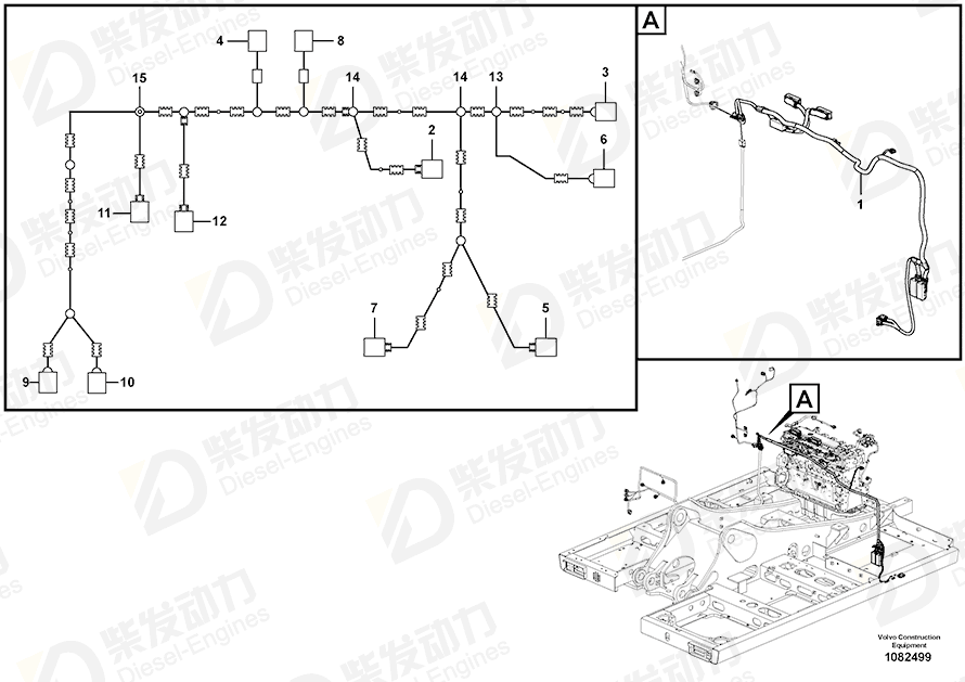 VOLVO Cable seal 970772 Drawing