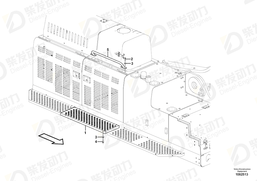 VOLVO Walk way 14546255 Drawing