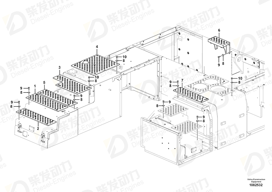 VOLVO Hexagon screw 991636 Drawing