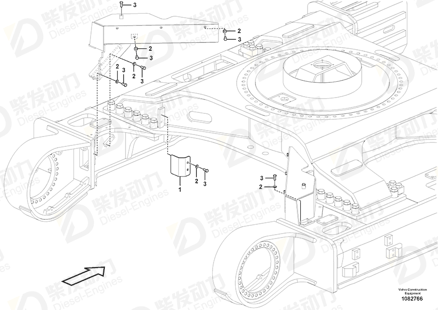 VOLVO Plate 14531604 Drawing