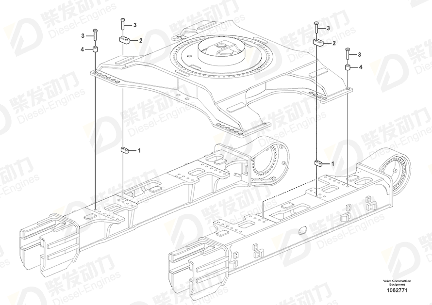 VOLVO Plate 14526457 Drawing