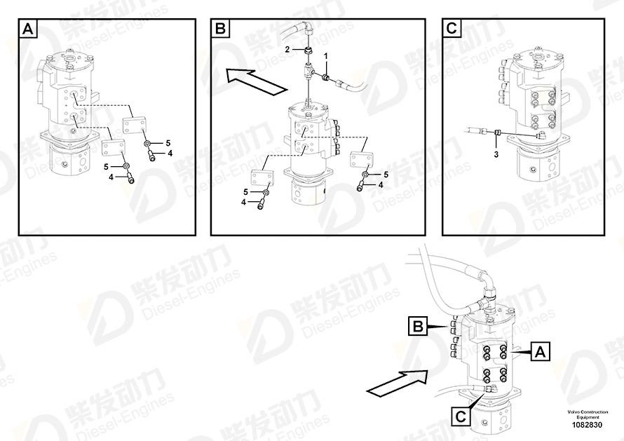 VOLVO Plug 935653 Drawing