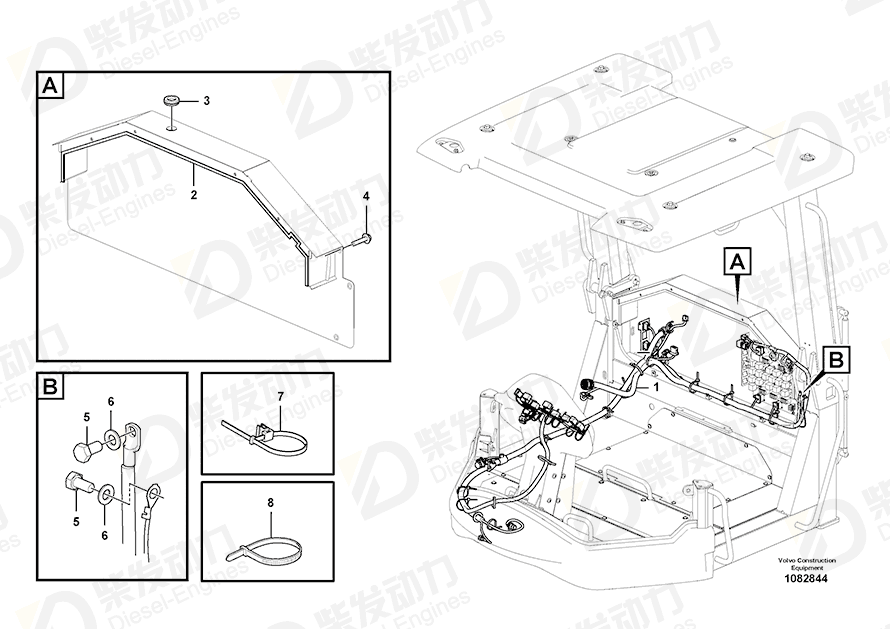 VOLVO Flange screw 949894 Drawing