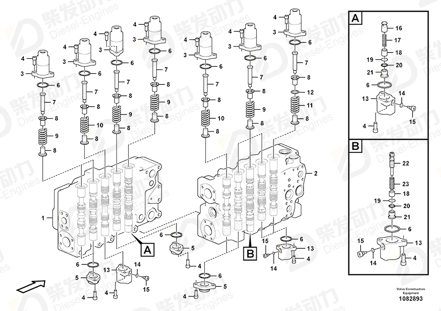 VOLVO Plug 14649145 Drawing