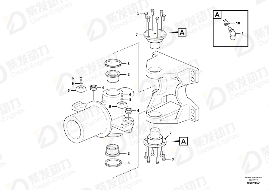 VOLVO Buffer 2805284 Drawing