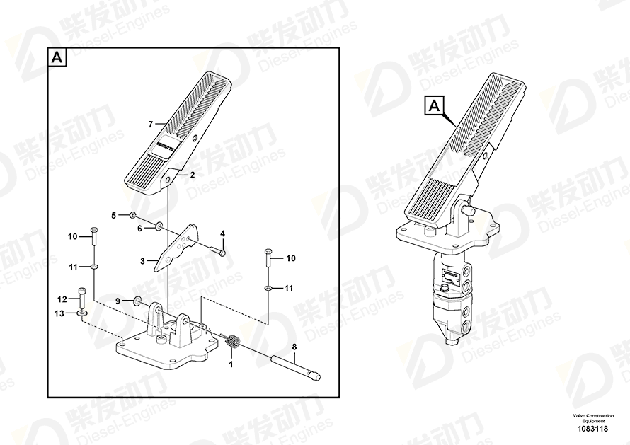 VOLVO Lock nut 946036 Drawing