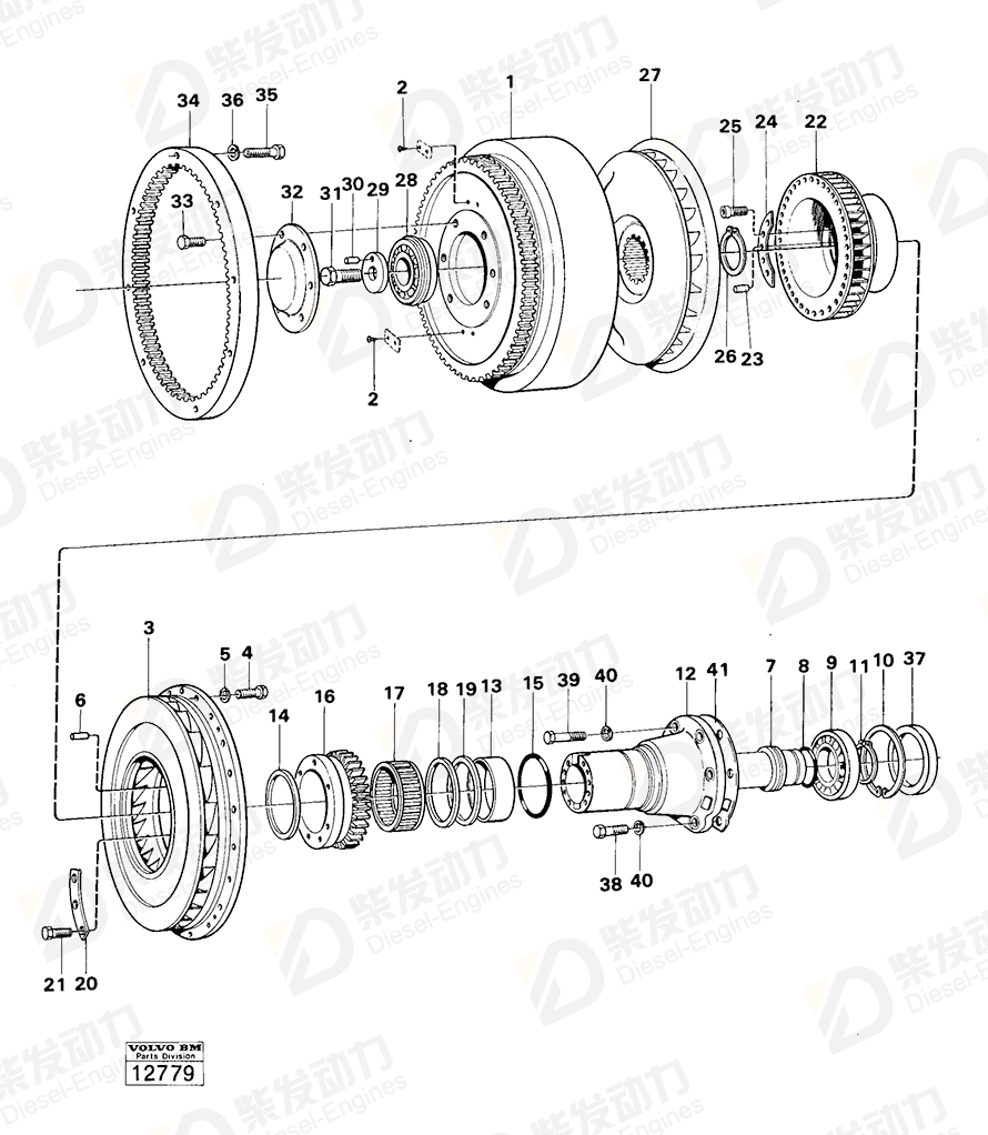 VOLVO Screw 4720046 Drawing