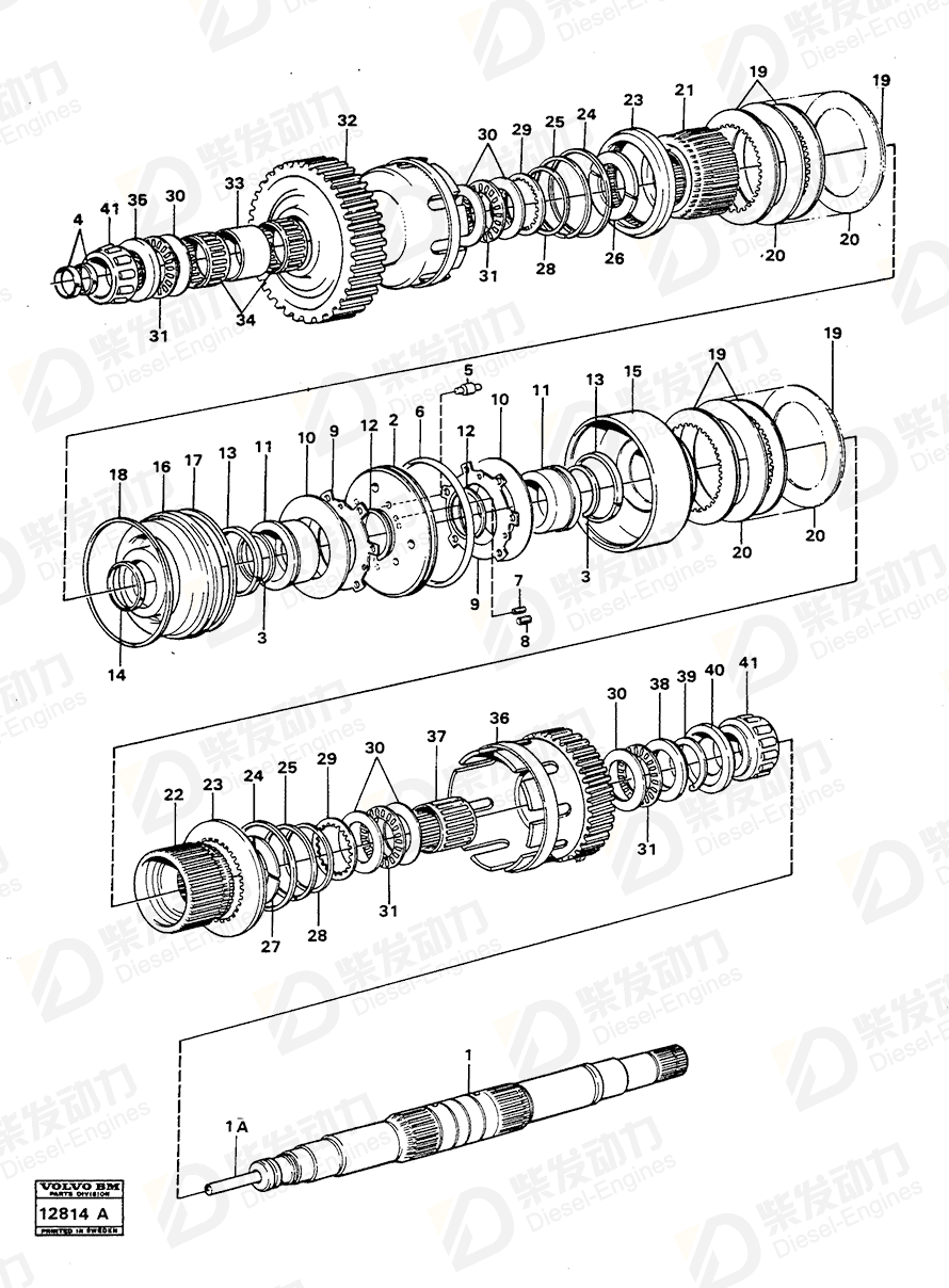 VOLVO Spacer sleeve 4718468 Drawing