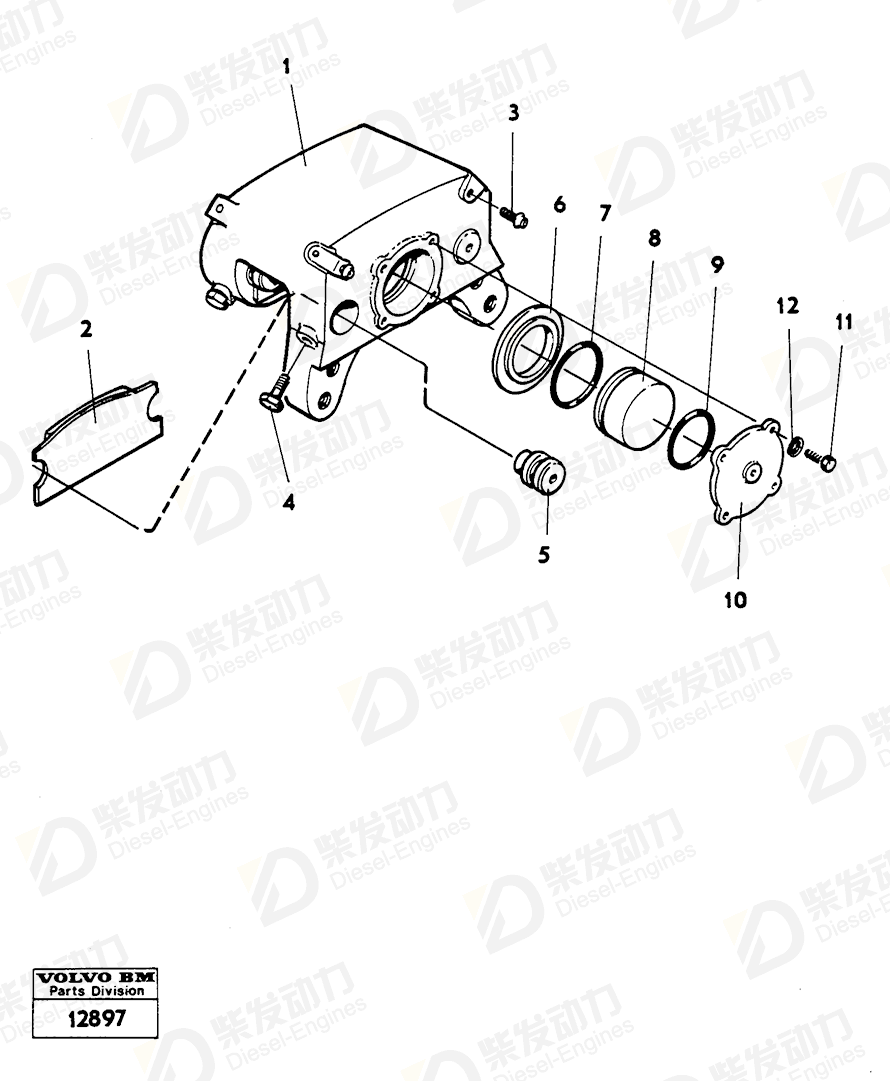 VOLVO Air Venting Scr 6212985 Drawing