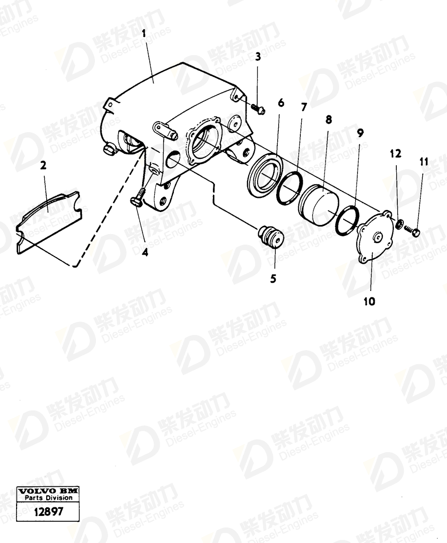 VOLVO Air Venting Scr 6212985 Drawing VOLVO Air Venting Scr 6212985 Drawing