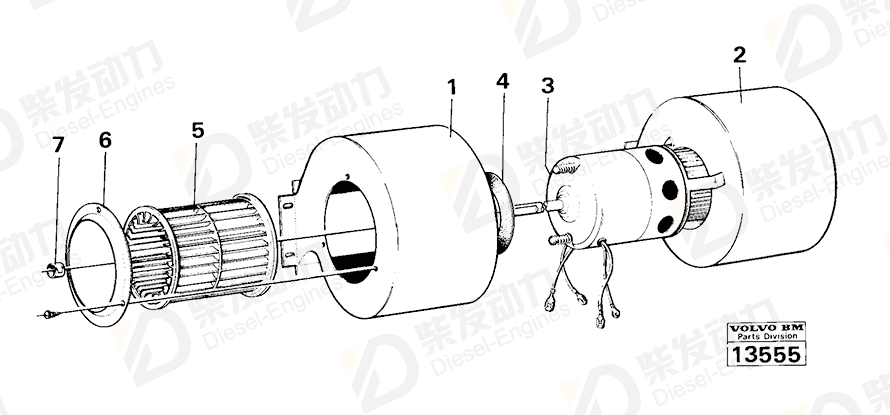 VOLVO Housing 6212940 Drawing