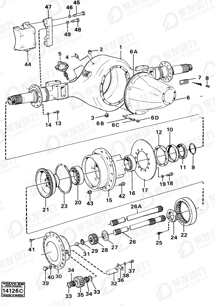 VOLVO Nut 4717822 Drawing