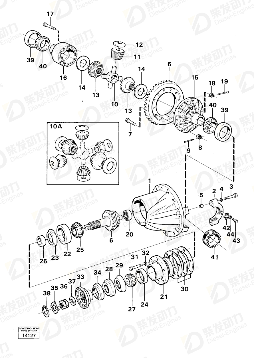 VOLVO Screw 7104109 Drawing