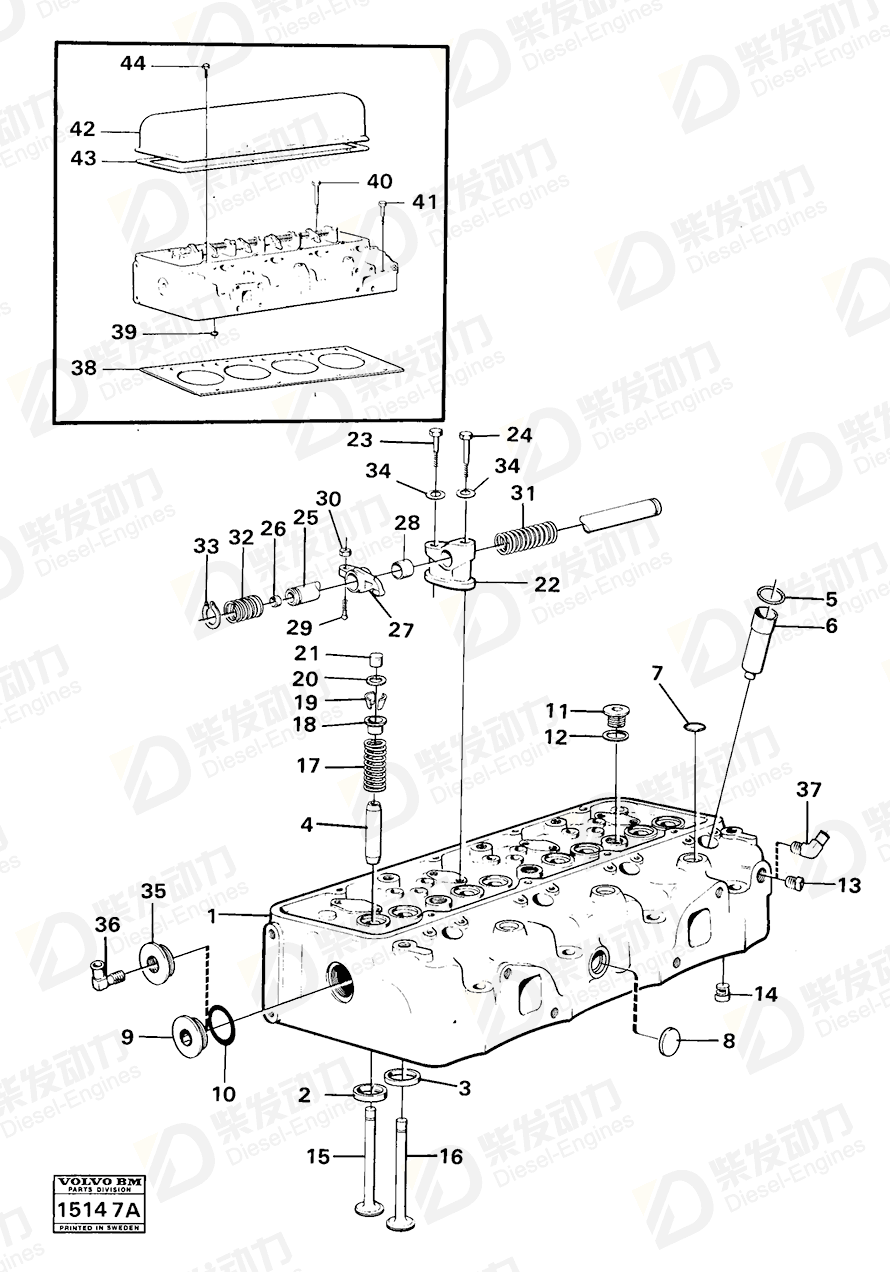 VOLVO Ring 417135 Drawing