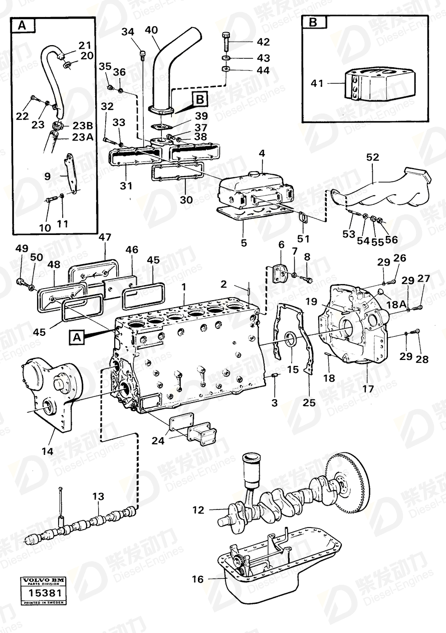 VOLVO Tube 465251 Drawing