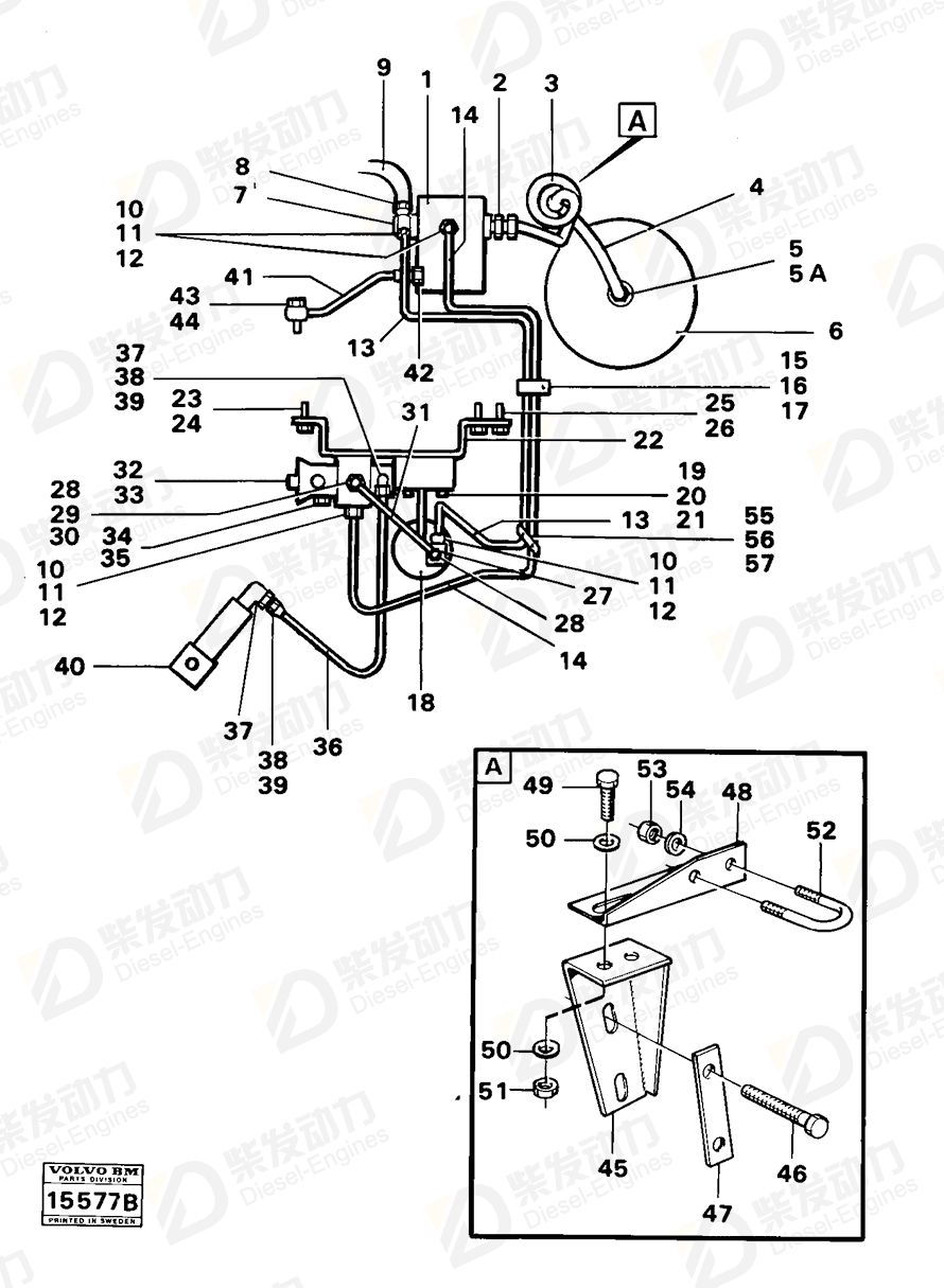 VOLVO Governor 1503492 Drawing