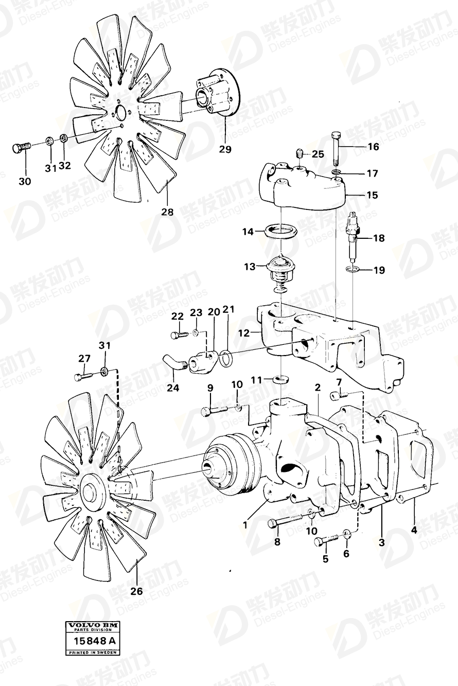 VOLVO Screw 13963217 Drawing