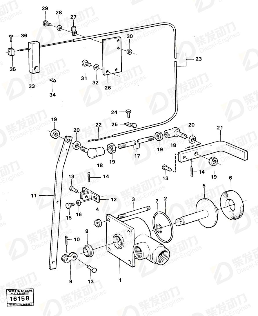 VOLVO Stud 953060 Drawing