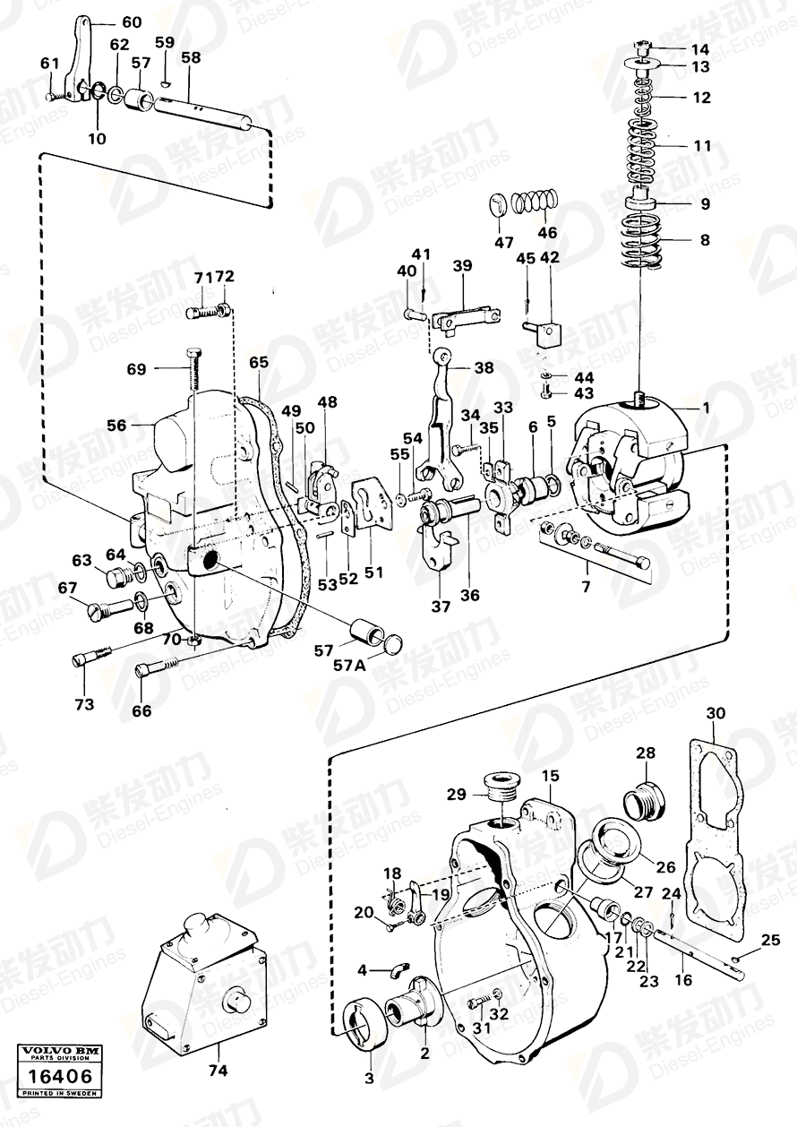 VOLVO Shaft 240434 Drawing