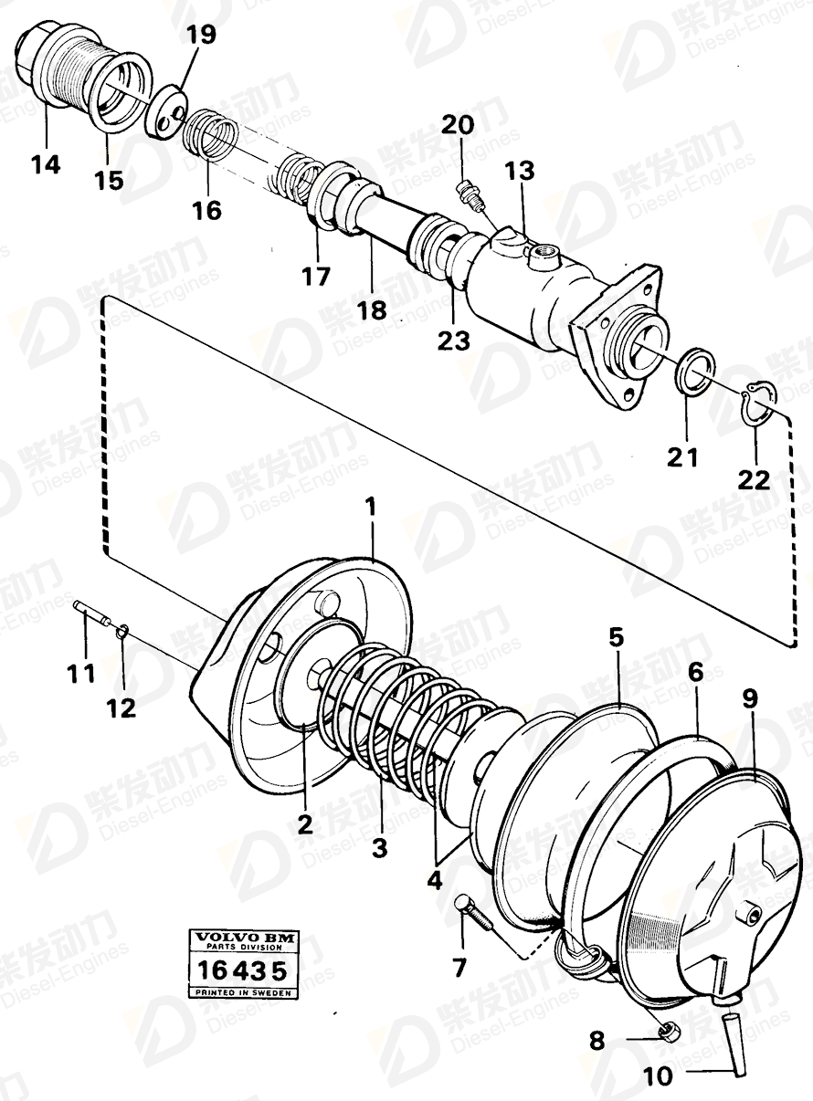 VOLVO Piston 11991532 Drawing