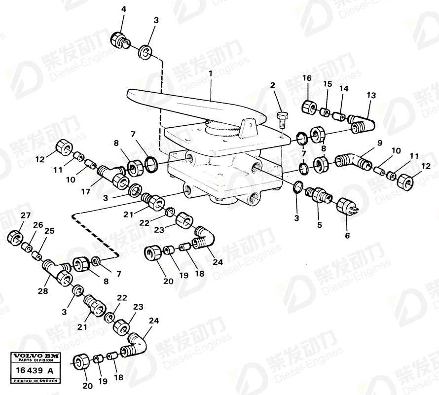 VOLVO Nipple 946087 Drawing