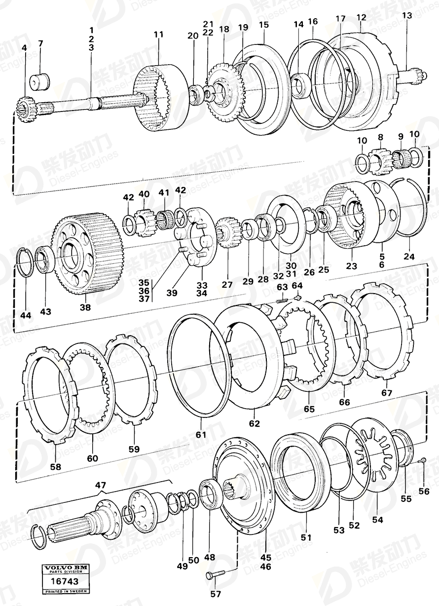 VOLVO Round nut 906636 Drawing