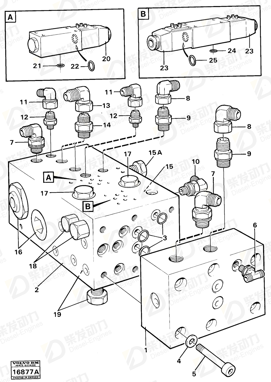 VOLVO T-nipple 931244 Drawing