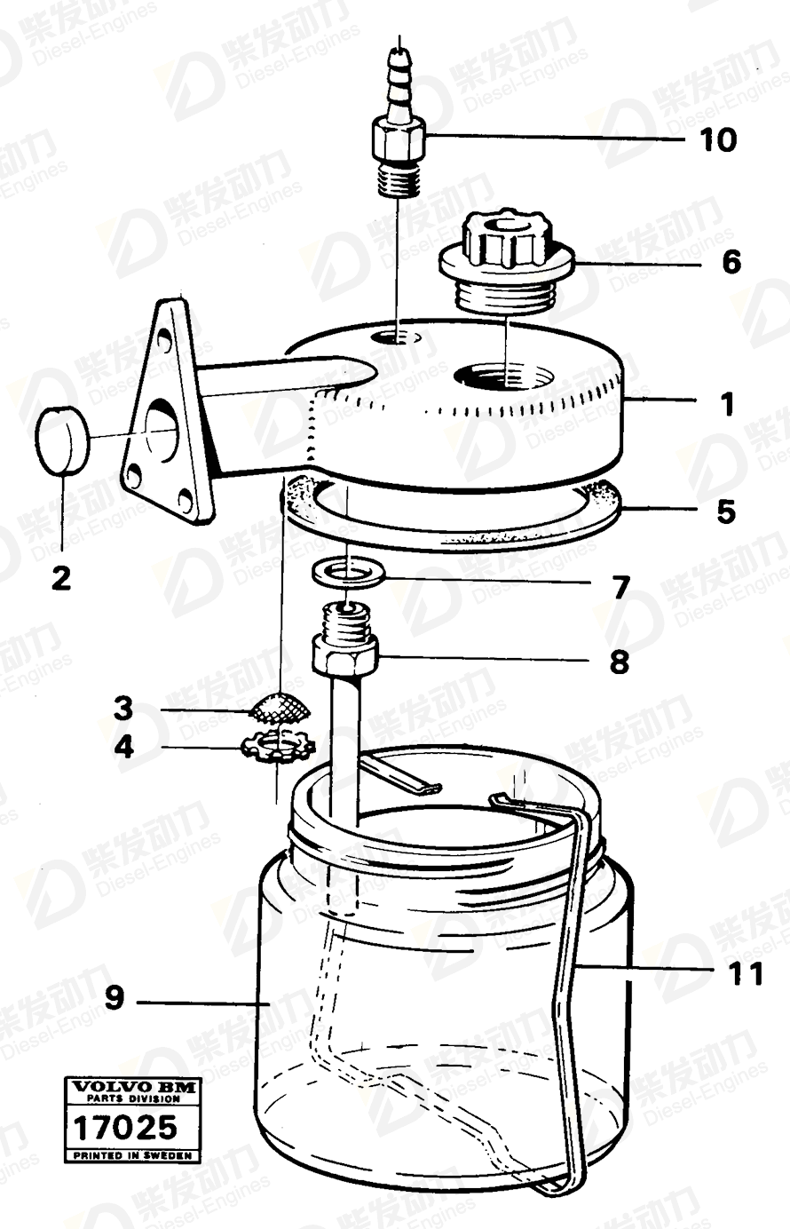 VOLVO Lock ring 7363461 Drawing