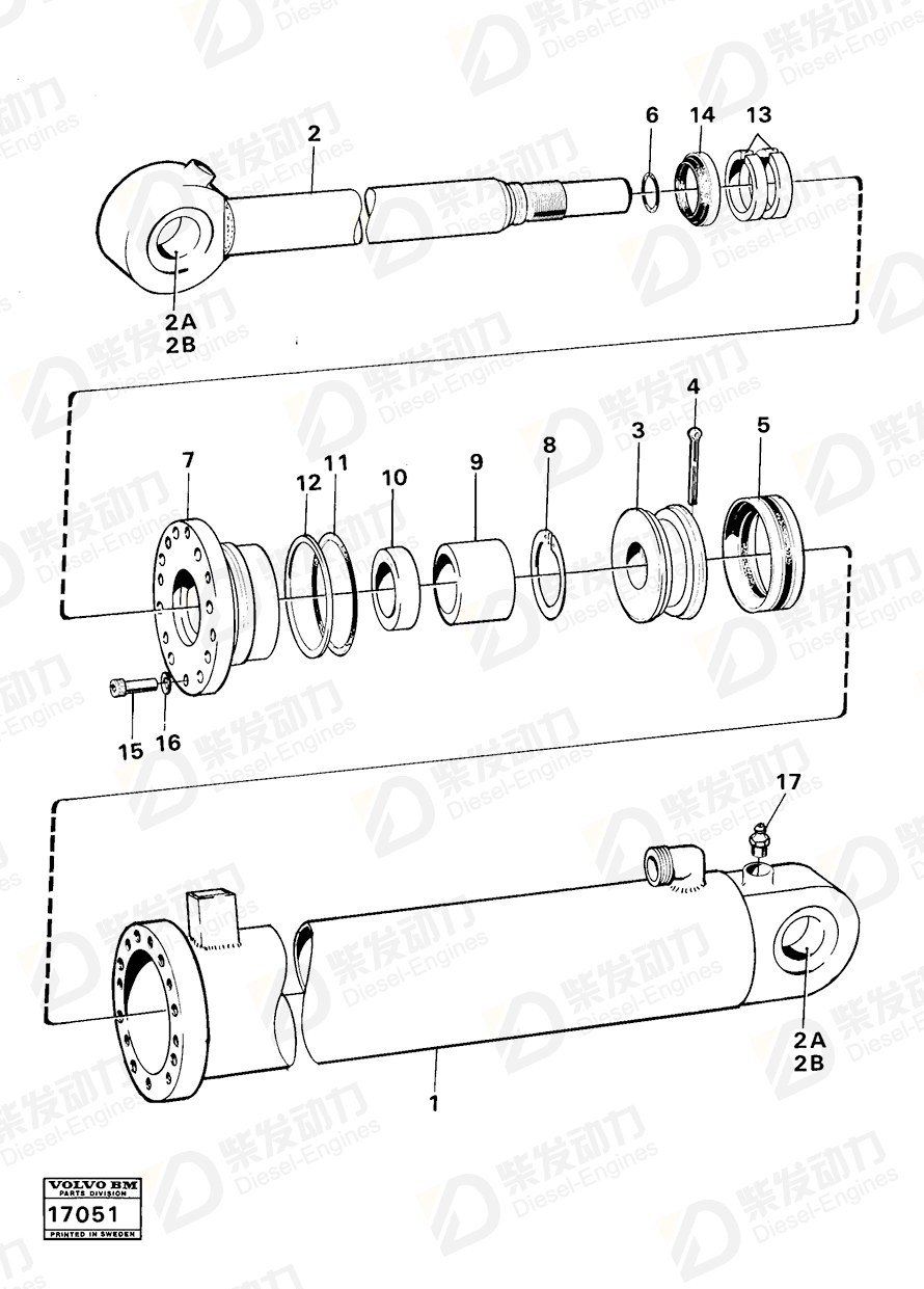 VOLVO Scraper ring 11005055 Drawing VOLVO Scraper ring 11005055 Drawing