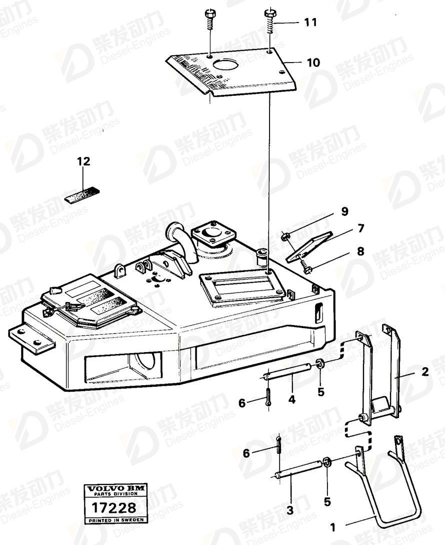 VOLVO Pin 4864045 Drawing