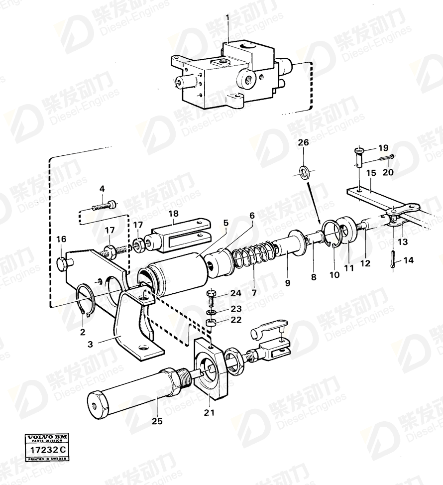 VOLVO Fork 943550 Drawing