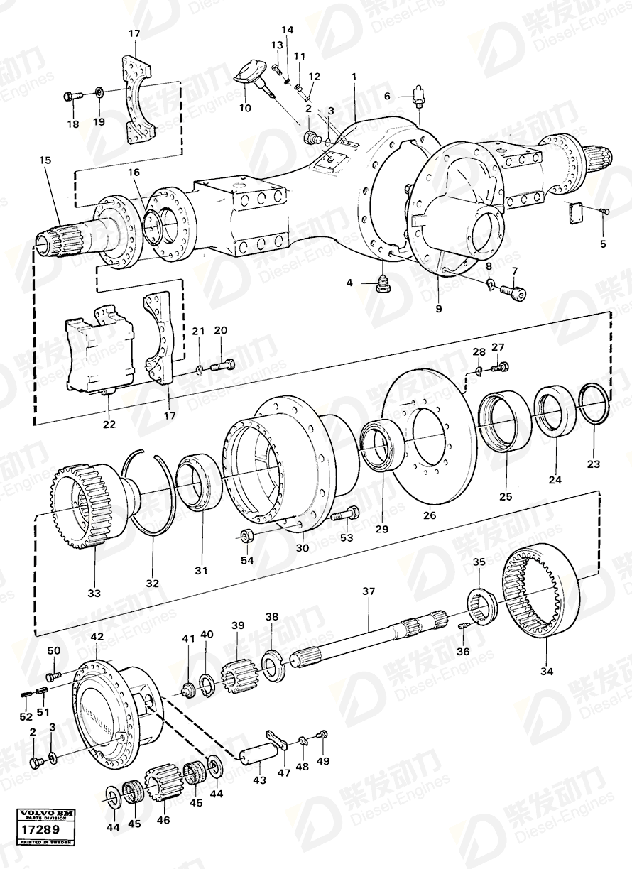 VOLVO Spring pin 952031 Drawing VOLVO Spring pin 952031 Drawing
